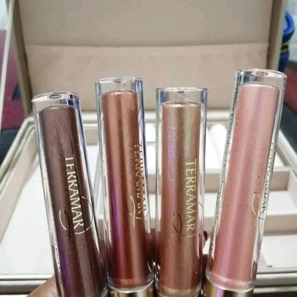 Terramar Lip Gloss Collection - Brown, Copper, Pink Shades